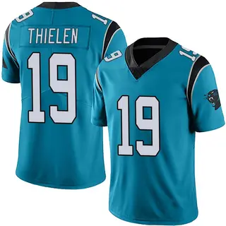 Carolina Panthers Men's Adam Thielen Limited Alternate Vapor Untouchable Jersey - Blue