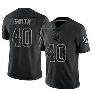 Carolina Panthers Men's Brandon Smith Limited Reflective Jersey - Black