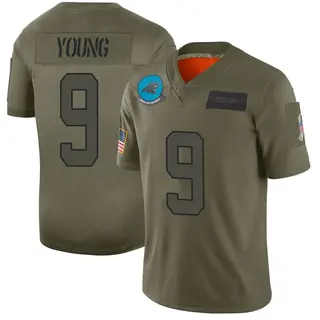 Carolina Panthers Men's Bryce Young Limited 2019 Salute to Service Jersey - Camo