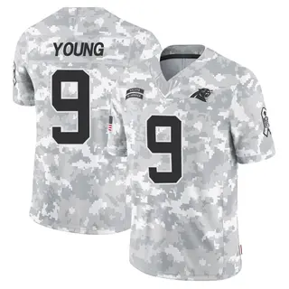 Carolina Panthers Men's Bryce Young Limited 2024 Salute to Service Jersey - Arctic Camo