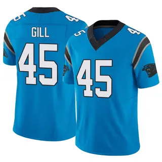Carolina Panthers Men's Cam Gill Limited Vapor F.U.S.E. Jersey - Blue