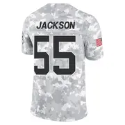 Carolina Panthers Men's Cam Jackson Limited 2024 Salute to Service Jersey - Arctic Camo