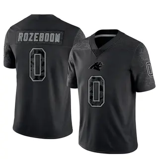 Carolina Panthers Men's Christian Rozeboom Limited Reflective Jersey - Black