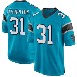 Carolina Panthers Men's Corey Thornton Game Alternate Jersey - Blue