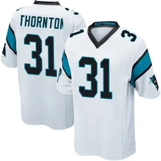 Carolina Panthers Men's Corey Thornton Game Jersey - White