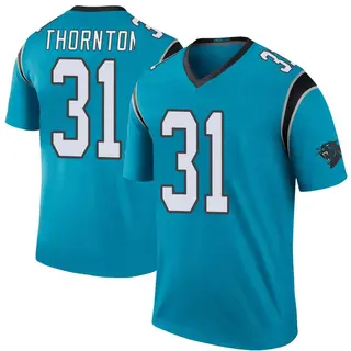Carolina Panthers Men's Corey Thornton Legend Color Rush Jersey - Blue