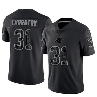 Carolina Panthers Men's Corey Thornton Limited Reflective Jersey - Black