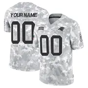 Carolina Panthers Men's Custom Limited 2024 Salute to Service Jersey - Arctic Camo