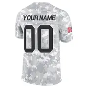 Carolina Panthers Men's Custom Limited 2024 Salute to Service Jersey - Arctic Camo