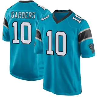 Carolina Panthers Men's Ethan Garbers Game Alternate Jersey - Blue