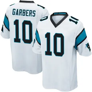 Carolina Panthers Men's Ethan Garbers Game Jersey - White