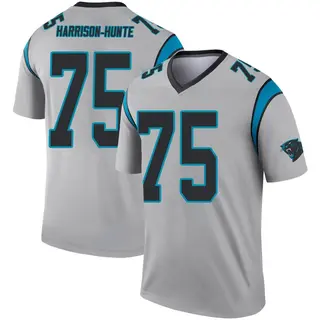 Carolina Panthers Men's Jared Harrison-Hunte Legend Inverted Silver Jersey