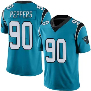 Carolina Panthers Men's Julius Peppers Limited Alternate Vapor Untouchable Jersey - Blue