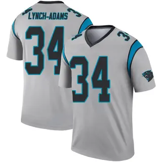 Carolina Panthers Men's Kay'Ron Lynch-Adams Legend Inverted Silver Jersey