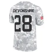 Carolina Panthers Men's M.J. Devonshire Limited 2024 Salute to Service Jersey - Arctic Camo