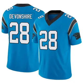 Carolina Panthers Men's M.J. Devonshire Limited Vapor F.U.S.E. Jersey - Blue