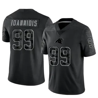 Carolina Panthers Men's Matt Ioannidis Limited Reflective Jersey - Black