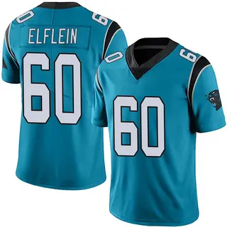 Carolina Panthers Men's Pat Elflein Limited Alternate Vapor Untouchable Jersey - Blue