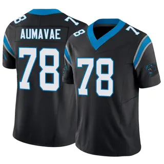 Carolina Panthers Men's Popo Aumavae Limited Vapor F.U.S.E. Jersey - Black