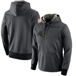 Carolina Panthers Men's Salute to Service Player Performance Hoodie - Anthracite