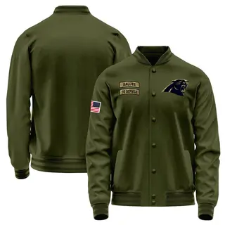 Carolina Panthers Men's Salute to Service Sideline Performance Jacket - Olive