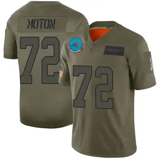 Carolina Panthers Men's Taylor Moton Limited 2019 Salute to Service Jersey - Camo