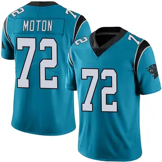 Carolina Panthers Men's Taylor Moton Limited Alternate Vapor Untouchable Jersey - Blue