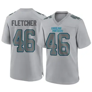 Carolina Panthers Men's Thomas Fletcher Game Atmosphere Fashion Jersey - Gray