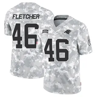 Carolina Panthers Men's Thomas Fletcher Limited 2024 Salute to Service Jersey - Arctic Camo