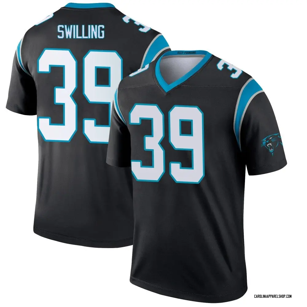 Carolina Panthers Men's Tre Swilling Legend Jersey - Black