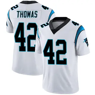 Carolina Panthers Men's Trevian Thomas Limited Vapor Untouchable Jersey - White