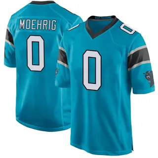 Carolina Panthers Men's Tre'von Moehrig Game Alternate Jersey - Blue