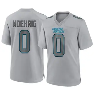 Carolina Panthers Men's Tre'von Moehrig Game Atmosphere Fashion Jersey - Gray