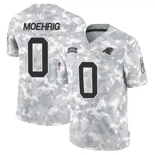 Carolina Panthers Men's Tre'von Moehrig Limited 2024 Salute to Service Jersey - Arctic Camo
