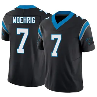 Carolina Panthers Men's Tre'von Moehrig Limited Vapor F.U.S.E. Jersey - Black