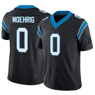 Carolina Panthers Men's Tre'von Moehrig Limited Vapor F.U.S.E. Jersey - Black