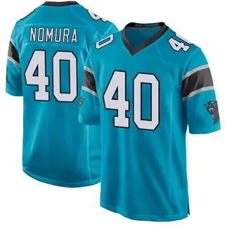 Carolina Panthers Men's Tuasivi Nomura Game Alternate Jersey - Blue