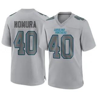 Carolina Panthers Men's Tuasivi Nomura Game Atmosphere Fashion Jersey - Gray