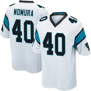 Carolina Panthers Men's Tuasivi Nomura Game Jersey - White