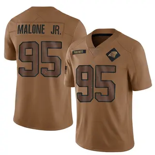 Carolina Panthers Men's Tywone Malone Jr. Limited 2023 Salute To Service Jersey - Brown