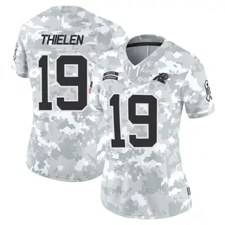Carolina Panthers Women's Adam Thielen Limited 2024 Salute to Service Jersey - Arctic Camo