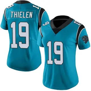 Carolina Panthers Women's Adam Thielen Limited Alternate Vapor Untouchable Jersey - Blue