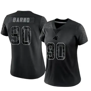 Carolina Panthers Women's Amare Barno Limited Reflective Jersey - Black