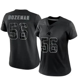 Carolina Panthers Women's Bradley Bozeman Limited Reflective Jersey - Black
