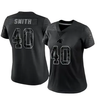 Carolina Panthers Women's Brandon Smith Limited Reflective Jersey - Black