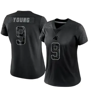 Carolina Panthers Women's Bryce Young Limited Reflective Jersey - Black