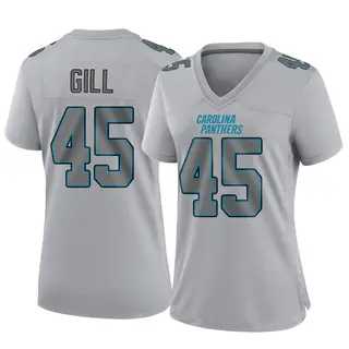 Carolina Panthers Women's Cam Gill Game Atmosphere Fashion Jersey - Gray