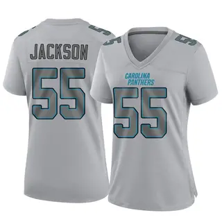 Carolina Panthers Women's Cam Jackson Game Atmosphere Fashion Jersey - Gray