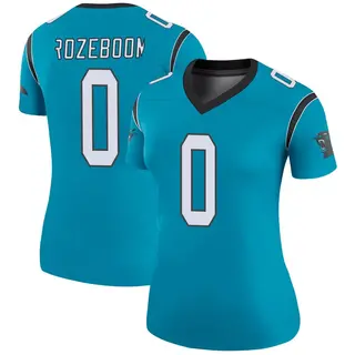Carolina Panthers Women's Christian Rozeboom Legend Color Rush Jersey - Blue