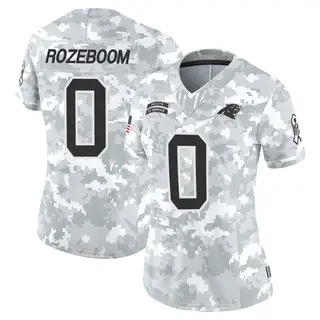 Carolina Panthers Women's Christian Rozeboom Limited 2024 Salute to Service Jersey - Arctic Camo